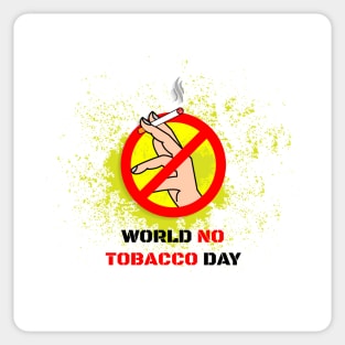 world no tobacco day Sticker